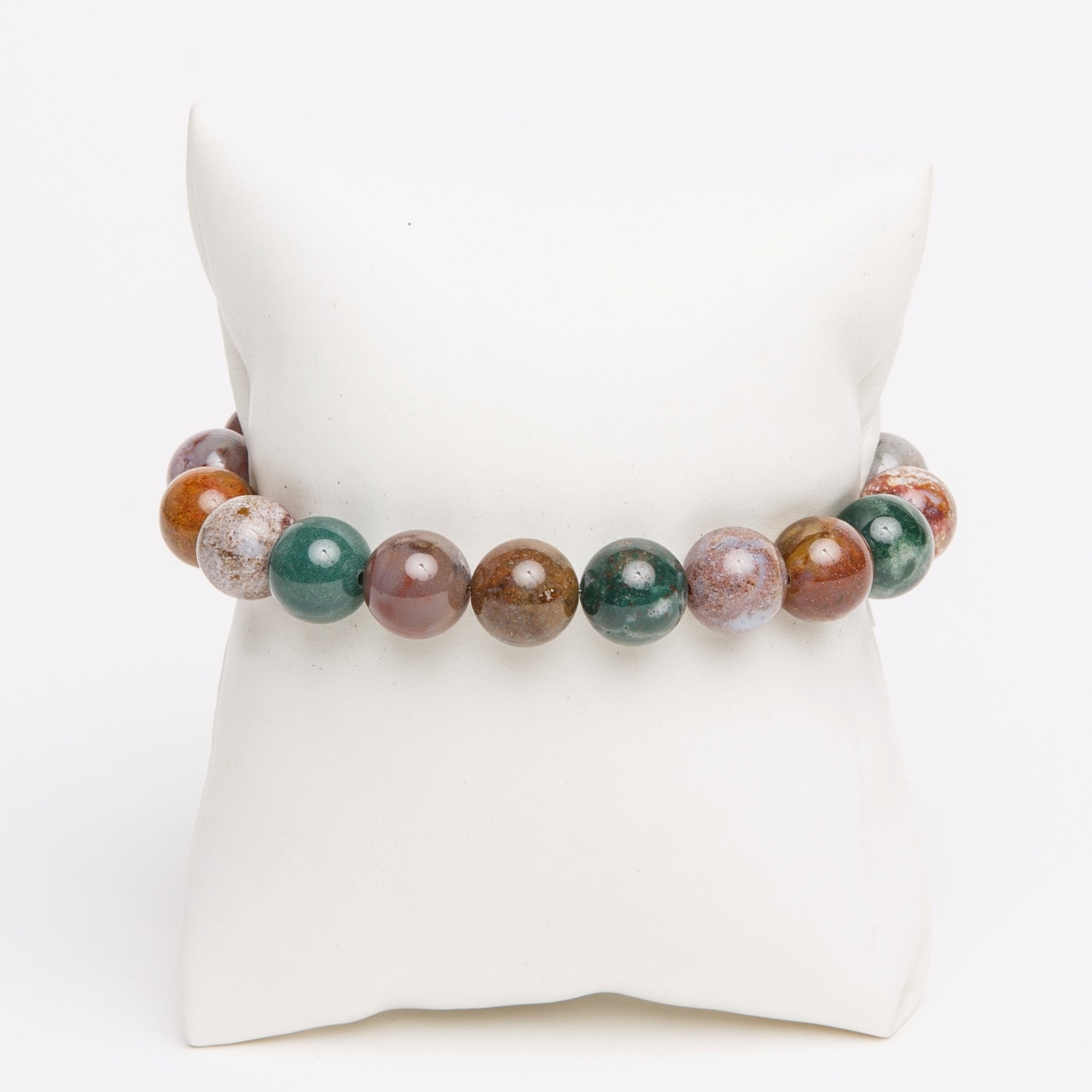 Motherland Elegance™ Earthtones 10mm Gemstone Bracelet - Motherland Elegance