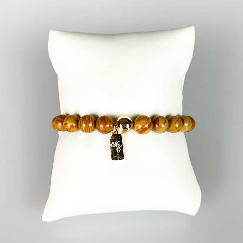 Motherland Elegance™ Earthtones 10mm Gemstone Bracelet - Motherland Elegance